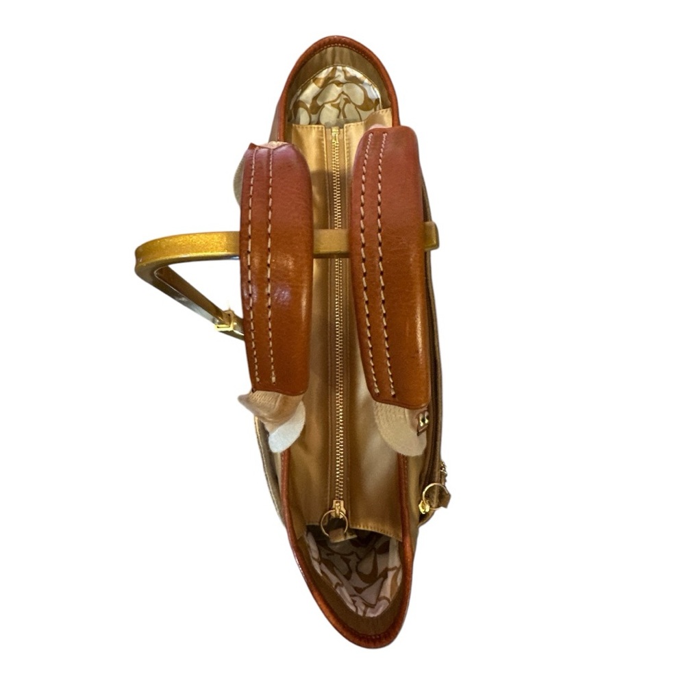 Coach Hamptons Weekend Tote Euc - image 5